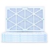 16x25x1 Air Filter 6-Pack, Pleated MERV 10 By Glasfloss -