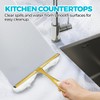 ALFLOD 10-Inch Golden All-Purpose Shower Squeegee for Shower Doors, Tile