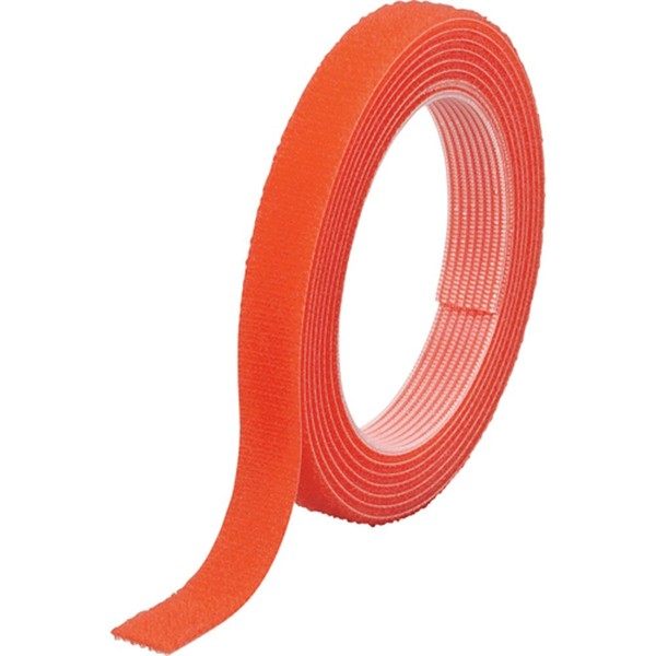 TRUSCO(トラスコ) マジックバンド結束テープ 両面 10mm×30m オレンジ MKT-10W-OR