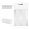 EMFA Lamellar Plugs 30 x 15 mm for Rectangular Tube