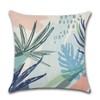 BAOKU Abstract cartoon leaves Cushion Covers 45cm x 45cm Set