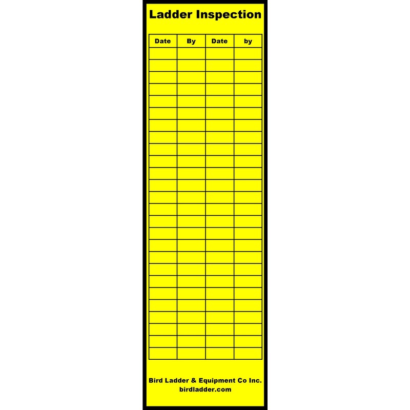 Stepladder Inspection Label Kit 10 Pack