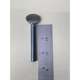 Accurate 3/8-16 X 2-1/2 Thumb Screw Spade Head Steel Zinc Plated Self Turning (2 Pieces)