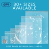 Clear Plastic Reusable Zip Bags - Bulk GPI Case of
