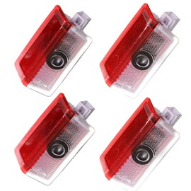 Crumye Door Light Logo Entry Lighting for Benz, Pack of 4 Door Lighting Logo Projector, Entry Lighting Compatible Accessories for A B C E M G AMG ER W166 W176 W205 W212