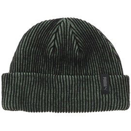Puma 023451 Fisherman Knit Hat, Prime Rib, 23 Fall/Winter Colors Puma Black/Eucalyptus (04)