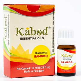Kabod Bamboo Essential Oil - Aromatherapy Blend for Diffusers, Humidifiers, Aroma Stoves, Soap and Candles - Fragrance Oil for Home - 10ML Bottle with Dropper