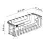 Gedy - PORTE SAVON DOUBLE FIL CHROMÉ - Gedy -
