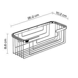 Gedy - PORTE SAVON DOUBLE FIL CHROMÉ - Gedy - G-24191300100