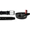 Pierre Cardin Adjustable Belt for Men, Genuine Leather, Smooth Side