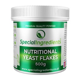 Nutritional Yeast Flakes 500g Premium Quality Vegan Friendly, Non GMO, Gluten Free – Recyclable Container