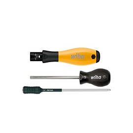Wiha TorqueVario®-S ESD Adjustable Torque Screwdriver 0.8-5 Nm, Audible Click Signal When Torque Reaches (30495)