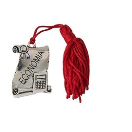12 PCS Pendant DEGREE Graduate ECONOMIA with tassel BONBONNIERE