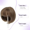 UDU Short Bob Hair Topper for Women Thinning Hair –