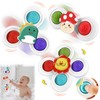 Tapvai Pack of 3 Suction Cup Toy Baby, Spinner Baby