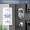 LNDU Keyless Entry Door Lock Deadbolt with Handle Set: 100