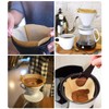 MUZTINTE #4 Cone Coffee Filters,100 Count (Pack of 1)，4 Coffee