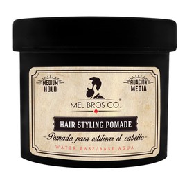 MEL BROS CO. - Hair Styling Pomade - Pomada para estilizar el Cabello. Base Agua. (32 oz / 946.35 ml, Extra Fijación)