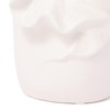 Francfranc Ceramic Ruffle Flower Base S White Ceramic Vase Home