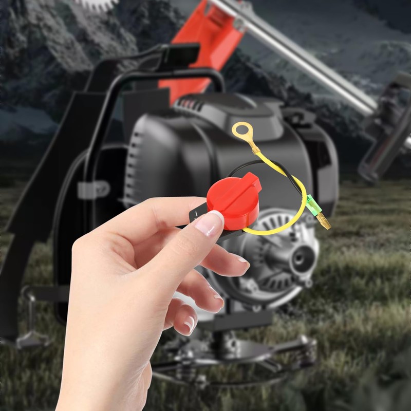 Outanaya 6pcs Engine Stop Switch Durable Off Switch for Lawn