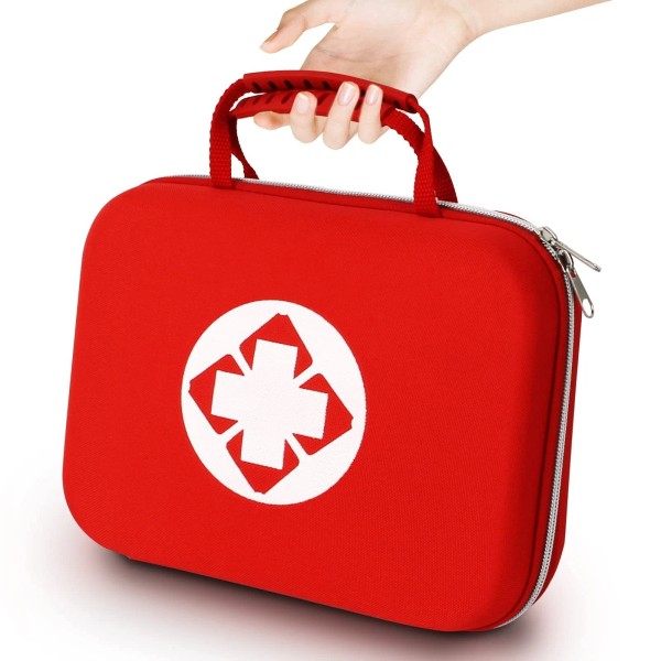 YIDERBO 299PCS First Aid Kit Portable Red Camping Essentials Multiple