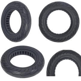 BAIBIKING 1 Pcs Rubber Solid Tires 10x2.125 for Xiaomi M365 and Gotrax G4 Electric Scooter Wheels Replacement Tire Front or Rear Honeycomb Tires