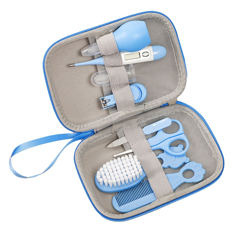 8 Pcs Baby Healthcare Grooming Kit Small Portable Baby Nursery