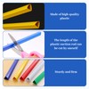 A4 Slide Binders,15PCS 5 Colors Binding Bars Slide Grip,Plastic Spine