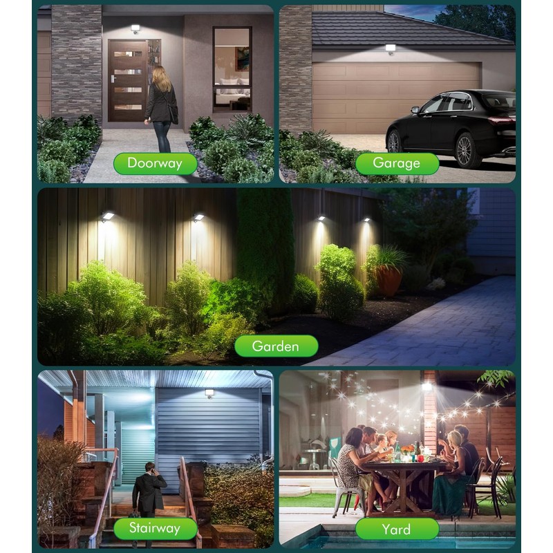 CLY 25 W LED Spotlight with Motion Sensor Outdoor Remote