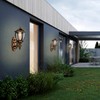 Lovefindahome Solar Wall Lamp with Light Sensor, Waterproof Outdoor Led