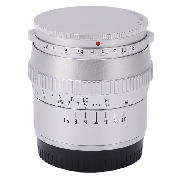 TTArtisan Lens Silver 50mm F1.2 FX Bayonet Large Aperture Micro