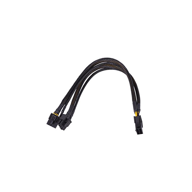 Phobya Y-Kabel 8Pin Buchse auf 2X 6+2Pin Stecker (VGA) -