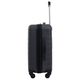 Wrangler Smart Luggage Cup Holder and USB Port, Dark Shadow, 2 Piece Set