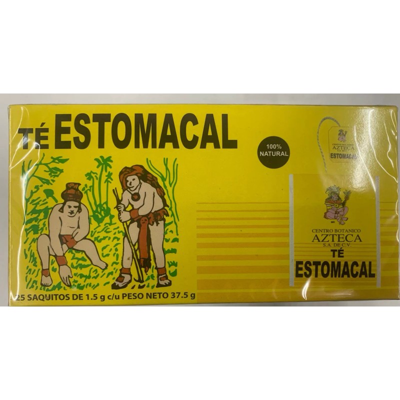 Azteca Te estomacal 50 tea bags cuasia prodigiosa cuachalalate copalquin