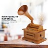 Gramophone Music Box Vintage Hand Crank Musical Box DIY Birthday