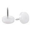 sourcing map Furniture Feet Nail Plastic Glide Nails Chair Table