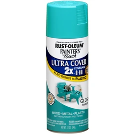 Rust-Oleum 267116 Painter's Touch 2X Ultra Cover, 12 Ounce (Pack of 1), Gloss Seaside