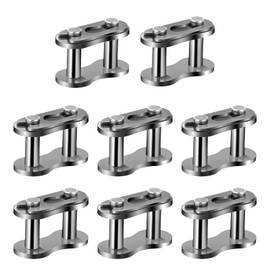8 Pcs #428 Chain Master Links, Roller Chain Connecting Steel Alloy Motorcycle Chains Connector Heavy Duty Master Link Replacement for Bike Bicycle Motorcycles, Go-Karts, Home and Industrial Machinery