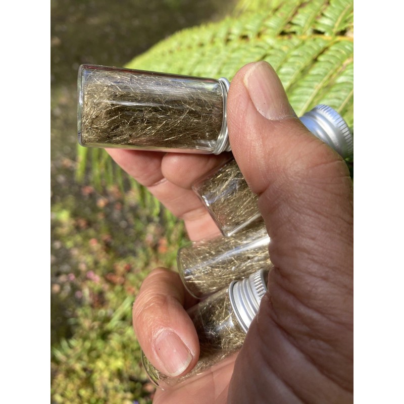 Olivine Crystal Volcanic, Pele’s Hair, Olivine Mineral Glass Specimens ￼10ml.
