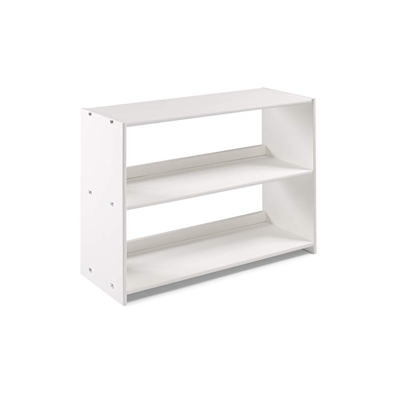 Donco Kids Louver Low LOFT Bookcase White (790-DW)