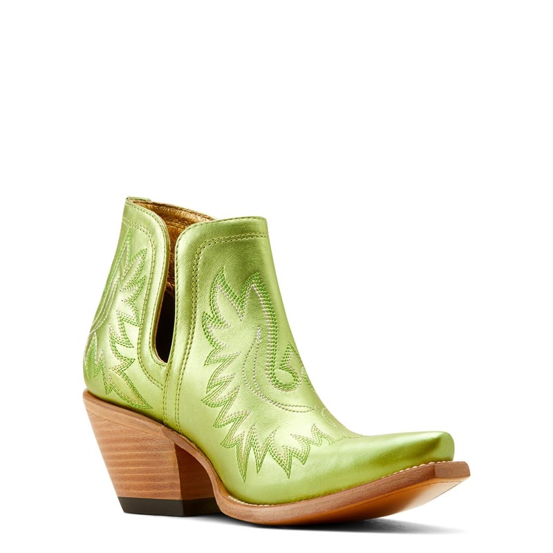 ARIAT Women's Dixon Western Boot, Electric Green Apple, 8