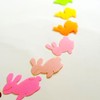 Easter Garland Rainbow Bunny Felt