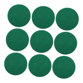 Kisangel 10pcs Air Hockey Accessories Goal Table Hockey Round Ice Hockey Pad Hockey Part Sportcraft Ice Hockey Pusher Mat Fast Sling Puck Game Puck Happens Polyester Chemical Fiber Green