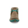 Twisted X Women's Chukka Driving Moc, Bomber & Turquoise, 7.5