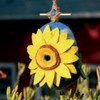 Global Crafts Wild Woolies Felt Birdhouse - Sunflower