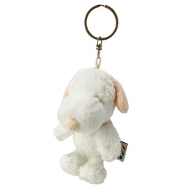 Nakajima Stuffed Toy, Peanuts, White, H 4.7 x W 2.8 x D 2.8 inches (12 x 7 x 7 cm), white