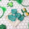 Saint Patrick's Day Candy, Shamrock Lollipops, Individually Wrapped Green Clover