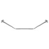 uxcell Stretchable Shower Curtain Rod Rack, Stainless Steel Diamond Shaped