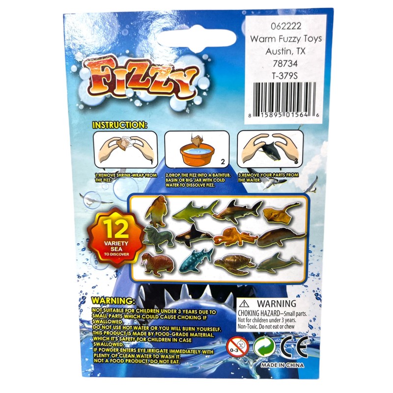 WARM FUZZY Fizzy Eggs (Sea)