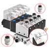 Heschen Electrical Pneumatic 4 Solenoid Valve 4V210-08 AC220V PT1/4 5